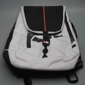 Babolat Pure Strike Tennis Backpack White Black Orange Foldable Racket Bag